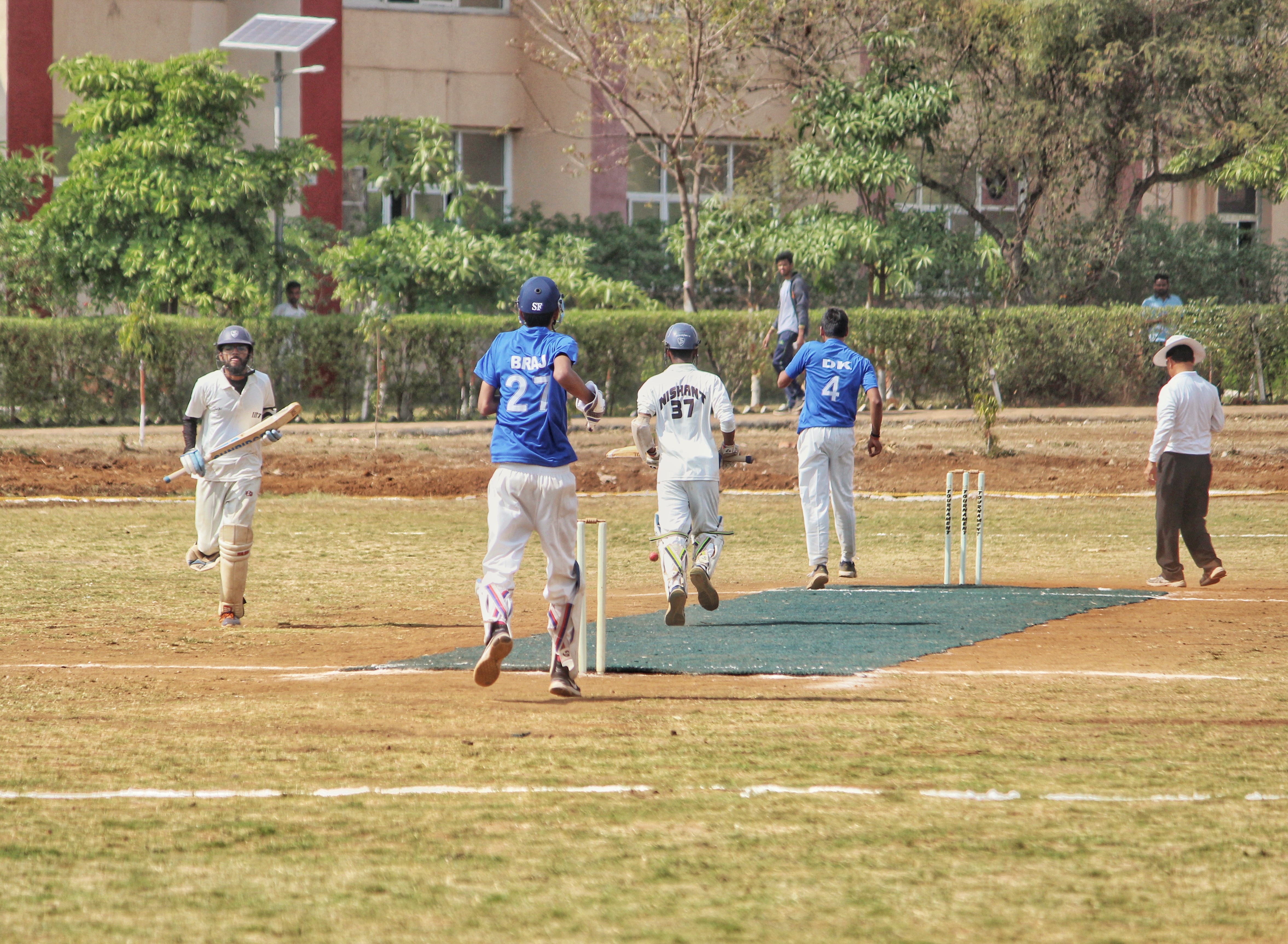 Playing match with IIIT Kanpur